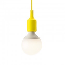 NETTO SILICON LAMPHOLDER 1Μ YELLOW CABLE1ΧΕ27 SUTP102Y NETTO SILICON LAMPHOLDER 1Μ YELLOW CABLE1ΧΕ27 SUTP102Y