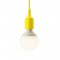 NETTO SILICON LAMPHOLDER 1Μ YELLOW CABLE1ΧΕ27 SUTP102Y