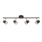 SPOTLIGHT IIII BLACK MATT 4ΧGU10 ORFEAS SUH1894TB