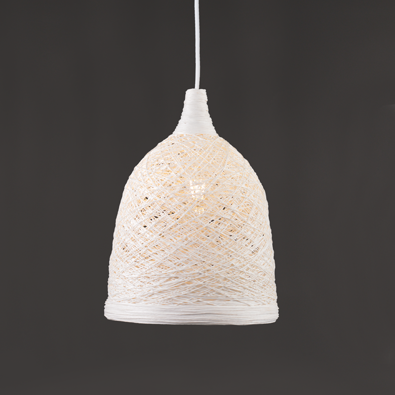PENDANT 1ΧE27 WHITE CANE Φ27,5Χ115CM PETRA SU05PWH PENDANT 1ΧE27 WHITE CANE Φ27,5Χ115CM PETRA SU05PWH