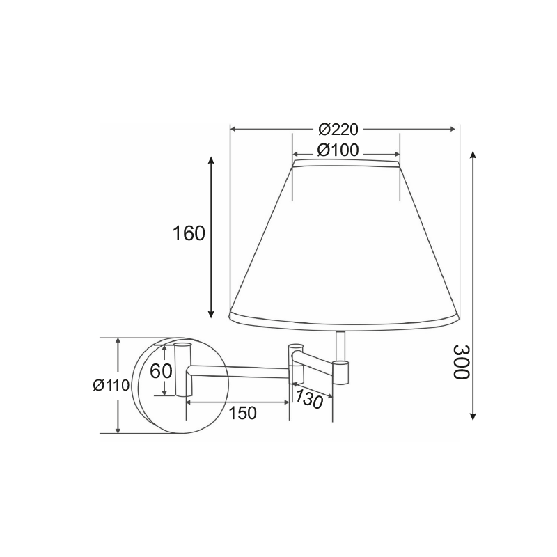 WALL LAMP 1ΧΕ27 CREME CLOTH SHADE SUWON SUWB01C WALL LAMP 1ΧΕ27 CREME CLOTH SHADE SUWON SUWB01C