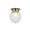 WALL MOUNTED 1ΧΕ27 CLEAR CRYSTALISE GLASS + BRONZE METAL Φ15ΧΗ17CM CAPRI SU0606CB