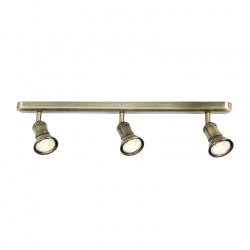 WALL MOUNTED 3ΧGU10 BRONZE 56X6,2X12CM BRULEE SU283EPBR WALL MOUNTED 3ΧGU10 BRONZE 56X6,2X12CM BRULEE SU283EPBR
