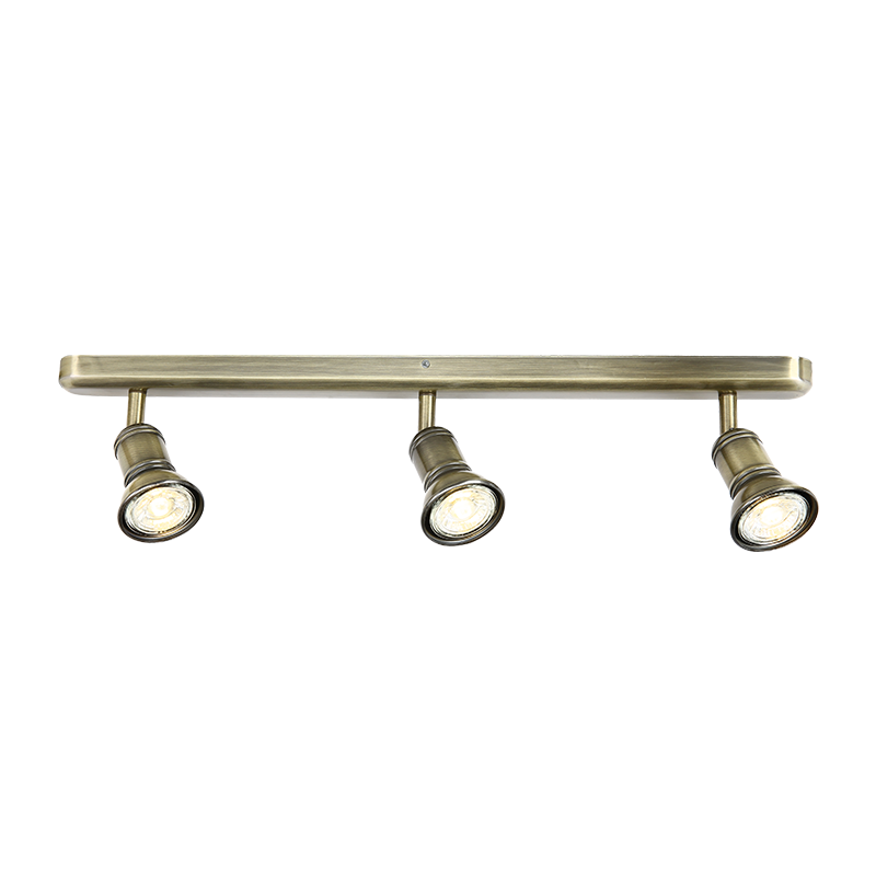 WALL MOUNTED 3ΧGU10 BRONZE 56X6,2X12CM BRULEE SU283EPBR