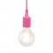 NETTO SILICON LAMPHOLDER 1Μ PINK CABLE1ΧΕ27 SUTP102P