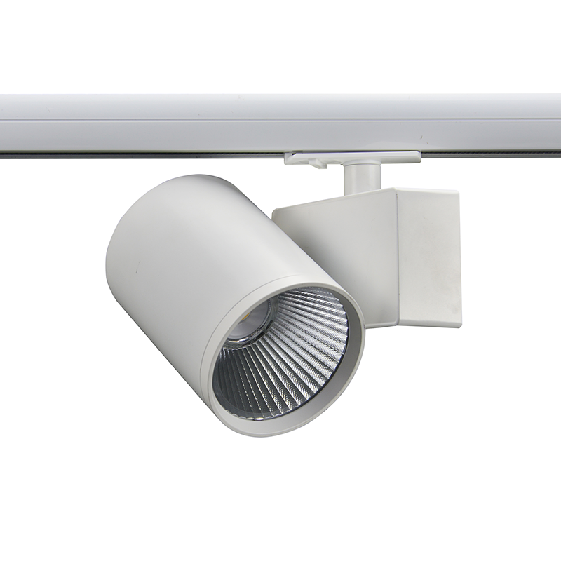 WHITE LED TRACK LUMINAIRE 40W 3000K 1-PHASE 38° 4000LM 230V AC Ra80 LISOR4030W2 WHITE LED TRACK LUMINAIRE 40W 3000K 1-PHASE 38° 4000LM 230V AC Ra80 LISOR4030W2