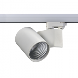 WHITE LED TRACK LUMINAIRE 40W 3000K 3-PHASE 38° 4000LM 230V AC Ra80 LISOR4030W4 WHITE LED TRACK LUMINAIRE 40W 3000K 3-PHASE 38° 4000LM 230V AC Ra80 LISOR4030W4