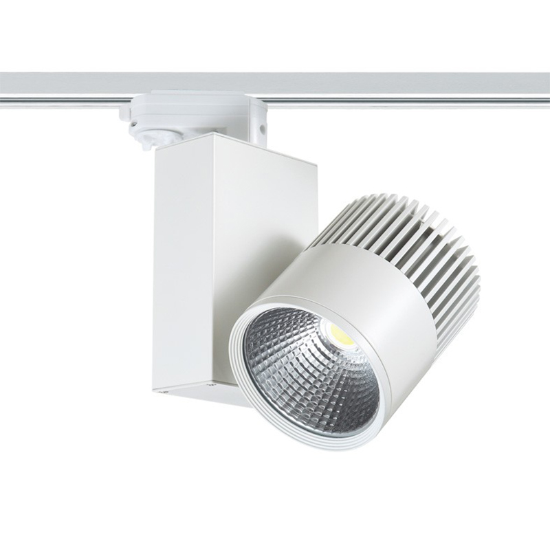 WHITE LED TRACK LIGHT 30W 3000K 4WIRES 36° 2200LM 230V Ra80 BIENAL3030W4