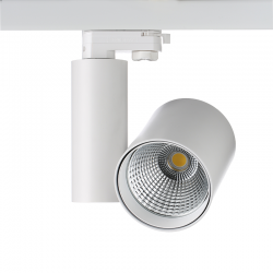 WHITE LED TRACK LIGHT 30W 3000K 4WIRES 38° 2700LM 230V Ra80 RONDE3030W4 WHITE LED TRACK LIGHT 30W 3000K 4WIRES 38° 2700LM 230V Ra80 RONDE3030W4