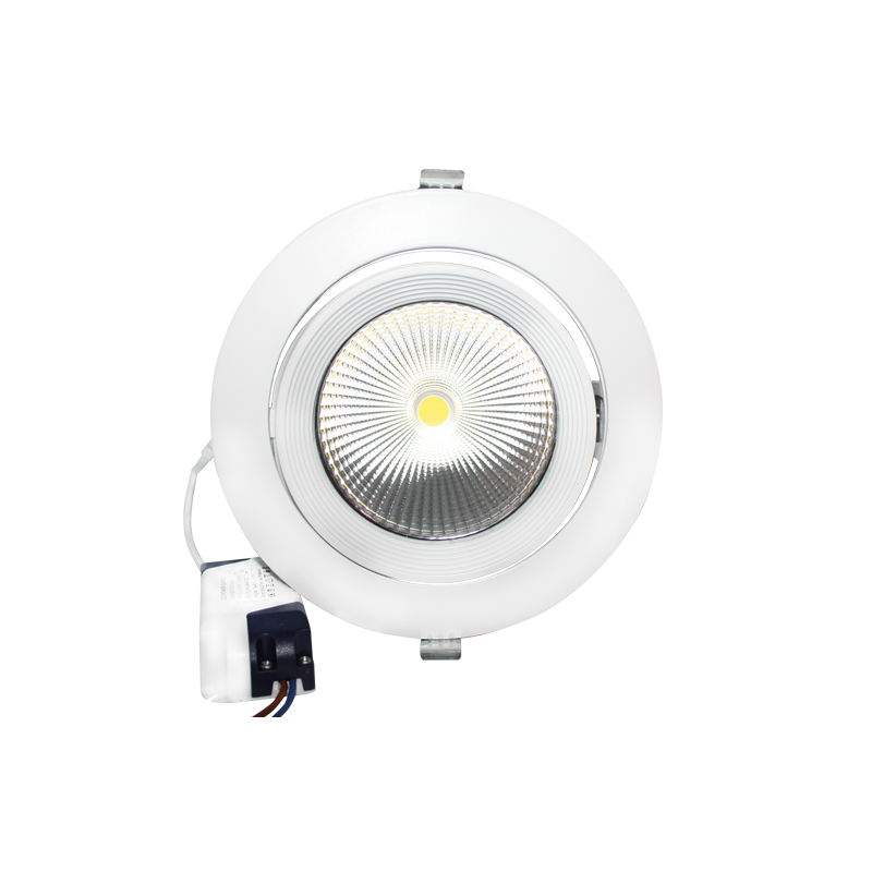 WHITE LED RECESSED MOVABLE LIGHT 20W 3000K 60° 1500LM 230V Ra80 LINO2030 WHITE LED RECESSED MOVABLE LIGHT 20W 3000K 60° 1500LM 230V Ra80 LINO2030