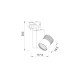 WHITE LED TRACK LIGHT 15W 3000K 4WIRES 36° 1100LM 230V Ra80 BIENAL1530W4 WHITE LED TRACK LIGHT 15W 3000K 4WIRES 36° 1100LM 230V Ra80 BIENAL1530W4