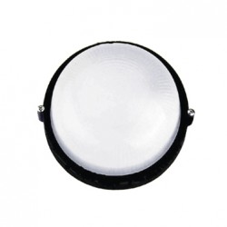WALL LUMINAIRE BLACK ΙΡ54 Ε27 100W HI5002B