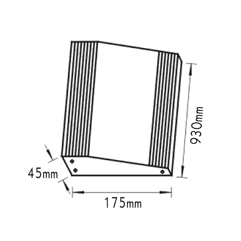 Wall lamp 1X21W T5 AC.045XFWL29ACA