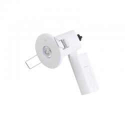NON-MAINTAINED EMERGENCY LED LUMINAIRE 1W 3HRS 135LM 160˚ 6000K 230V WITH TEST BUTTON, GREEN INDICAT AUGE160 NON-MAINTAINED EMERGENCY LED LUMINAIRE 1W 3HRS 135LM 160˚ 6000K 230V WITH TEST BUTTON, GREEN INDICAT AUGE160