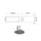NON-MAINTAINED EMERGENCY LED LUMINAIRE 1W 3HRS 135LM 160˚ 6000K 230V WITH TEST BUTTON, GREEN INDICAT AUGE160