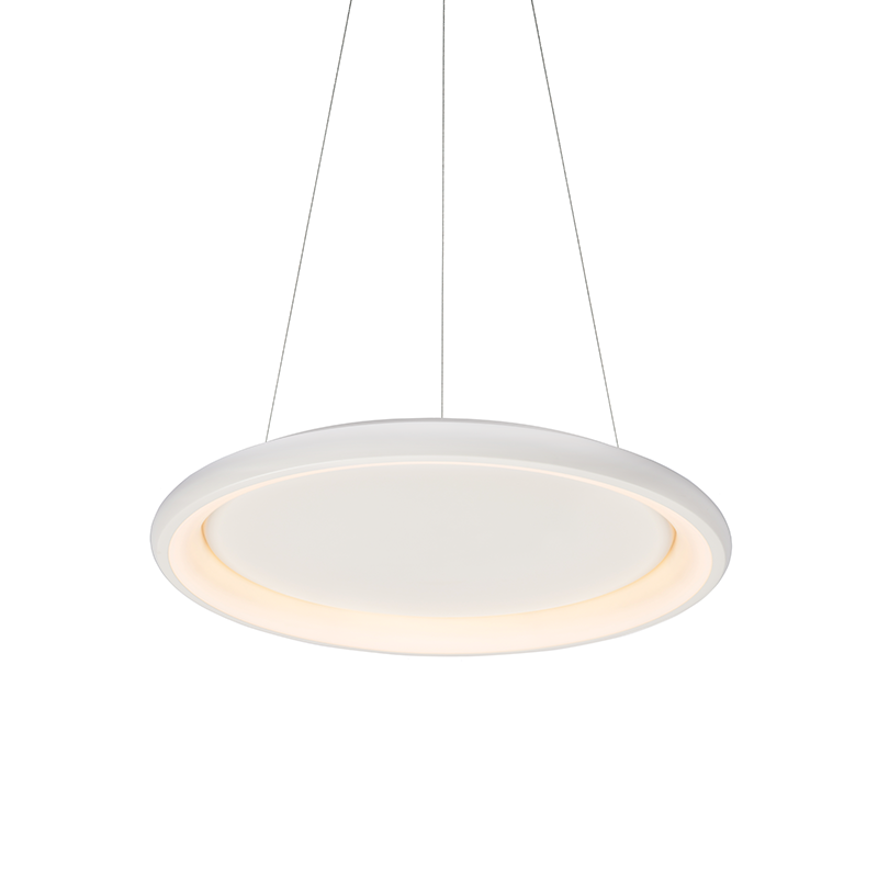 PENDANT LUMINAIRE LED 48W DIMMER 3000K 4610LM WHITE METAL D61XH120CM DIANA BR71LEDP61WHD