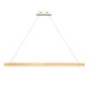 PENDANT LUMINAIRE LED 13W 3000K 1300LM CANDELA WOOD+WHITE METALIC 83,5X8XH100CM TNK299LED13P PENDANT LUMINAIRE LED 13W 3000K 1300LM CANDELA WOOD+WHITE METALIC 83,5X8XH100CM TNK299LED13P