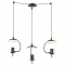 PENDANT LUMINAIRE 3ΧGU10 BLACK METAL D60XH150CM PARACHUTE ZM933P60B