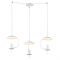 PENDANT LUMINAIRE 3ΧGU10 WHITE METAL D60XH150CM PARACHUTE ZM933P60W