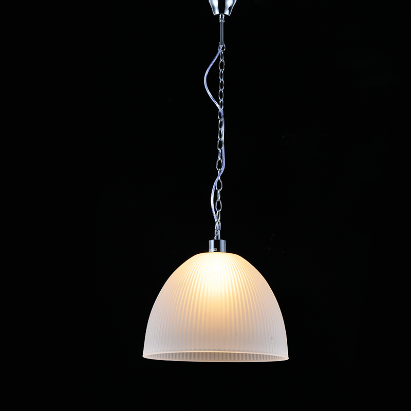 PENDANT 1XE37 WHITE STRIPED GLASS D38CM MANOLIA AD5001M PENDANT 1XE37 WHITE STRIPED GLASS D38CM MANOLIA AD5001M