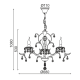 PENDANT 3XE14 METAL PATINΑ WHITE/BLACK+SHADE Φ68ΧΗ108CM SARDINIA DL9343PWG PENDANT 3XE14 METAL PATINΑ WHITE/BLACK+SHADE Φ68ΧΗ108CM SARDINIA DL9343PWG
