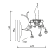 WALL MOUNTED 1XE14 METAL PATINΑ WHITE GOLD+CRYSTAL 23,5Χ15,5Χ24,,5CM SARDINIA DL9341WWG WALL MOUNTED 1XE14 METAL PATINΑ WHITE GOLD+CRYSTAL 23,5Χ15,5Χ24,,5CM SARDINIA DL9341WWG