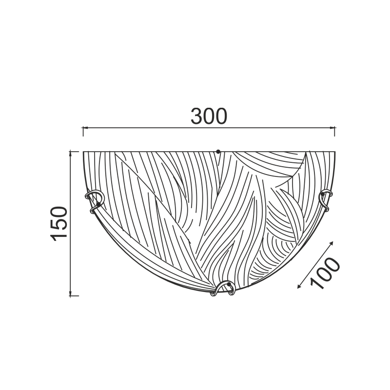 WALL MOUNTED 1XE27 CRYSTAL GLASS+METAL 30Χ15ΧΗ10CM FORCE DL081302 WALL MOUNTED 1XE27 CRYSTAL GLASS+METAL 30Χ15ΧΗ10CM FORCE DL081302