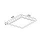 SUSPEND LIGHT D45CM 4XE27 INDIANA DL461L