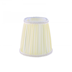 SHADE BEIGE GAUZE WITH PIPING AND BASE FOR E14 DL001SHE14 SHADE BEIGE GAUZE WITH PIPING AND BASE FOR E14 DL001SHE14