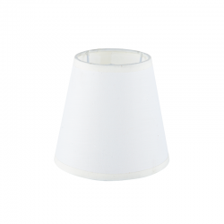 SHADE WHITE LINEN WITH BASE FOR E14 DL005SHE14 SHADE WHITE LINEN WITH BASE FOR E14 DL005SHE14