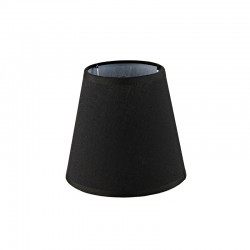 SHADE BLACK LINEN WITH BASE FOR E14 DL007SHE14 SHADE BLACK LINEN WITH BASE FOR E14 DL007SHE14