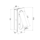WALL LAMP LED 3W 3200K 190LM WHITE METAL RECESSED 7X5X17CM AIAS SF701LEDW WALL LAMP LED 3W 3200K 190LM WHITE METAL RECESSED 7X5X17CM AIAS SF701LEDW