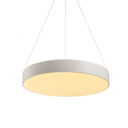 PENDANT LUMINAIRE LED 60W 4800LM 3000K WHITE METAL D75XH130CM OPTIMUS V29LEDP75WH PENDANT LUMINAIRE LED 60W 4800LM 3000K WHITE METAL D75XH130CM OPTIMUS V29LEDP75WH