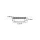 LED ЛЕНТА 6W 12V 5M IP20