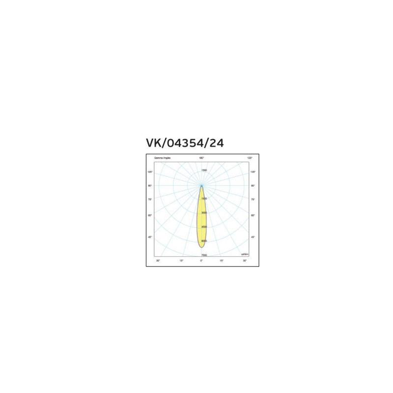LED ЛУНА VK/04354 TR БЯЛА 24V 940