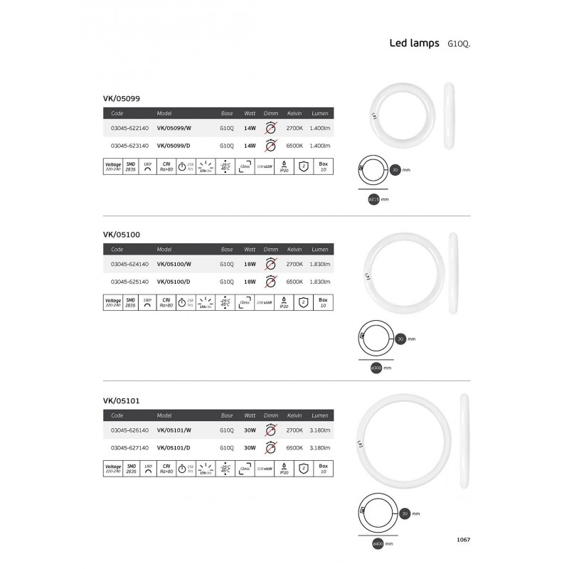 LED КРУШКА VK/05100/W LED КРУШКА VK/05100/W