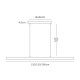 LED ПАНЕЛ VK 120X30 СМ 40W 4000K БЯЛ