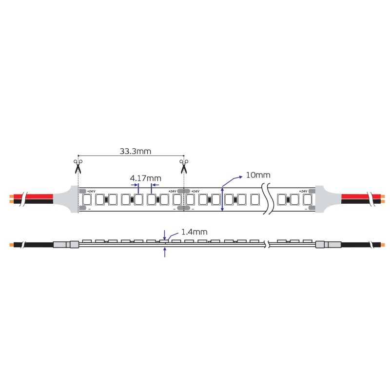 LED ЛЕНТА VK 24V 2835 930 240LED/M 42W LED ЛЕНТА VK 24V 2835 930 240LED/M 42W
