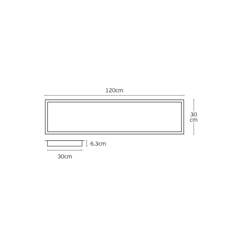 LED ЛУНА 12W 3000K БЯЛА