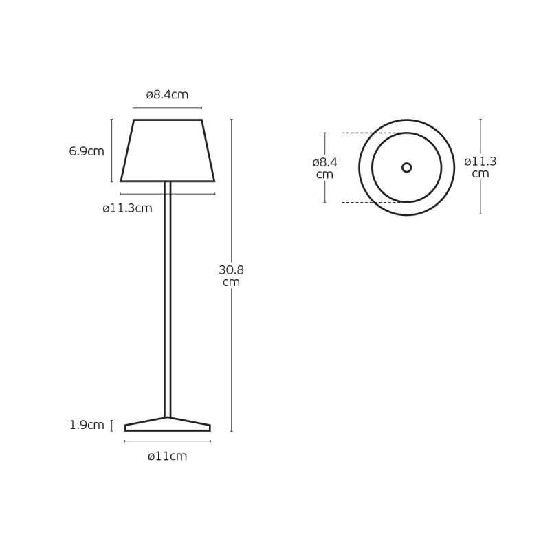 LED ЛУНА VK 6W 3000K БЯЛА LED ЛУНА VK 6W 3000K БЯЛА
