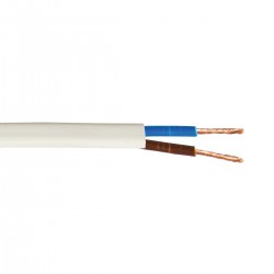 КАБЕЛ ЗА УДЪЛЖИТЕЛ H03VVH2-F 3X0.75 БЯЛ 50М