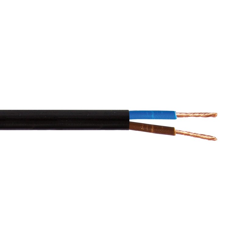 КАБЕЛ ЗА УДЪЛЖИТЕЛ H03VVH2-F 3X0.75 50М ЧЕРЕН КАБЕЛ ЗА УДЪЛЖИТЕЛ H03VVH2-F 3X0.75 50М ЧЕРЕН