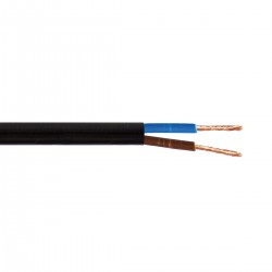 КАБЕЛ VK H03VVH2-F 2X0.75 БЯЛ 100М