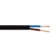 КАБЕЛ VK H03VVH2-F 2X0.75 БЯЛ 100М КАБЕЛ VK H03VVH2-F 2X0.75 БЯЛ 100М