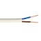 КАБЕЛ ГЪВКАВ H03VV-F 2X0.75 БЯЛ