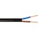 КАБЕЛ ГЪВКАВ H03VV-F 2X0.75MM² ЧЕРЕН