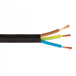 КАБЕЛ ГЪВКАВ H03VV-F 3X1.0 БЯЛ