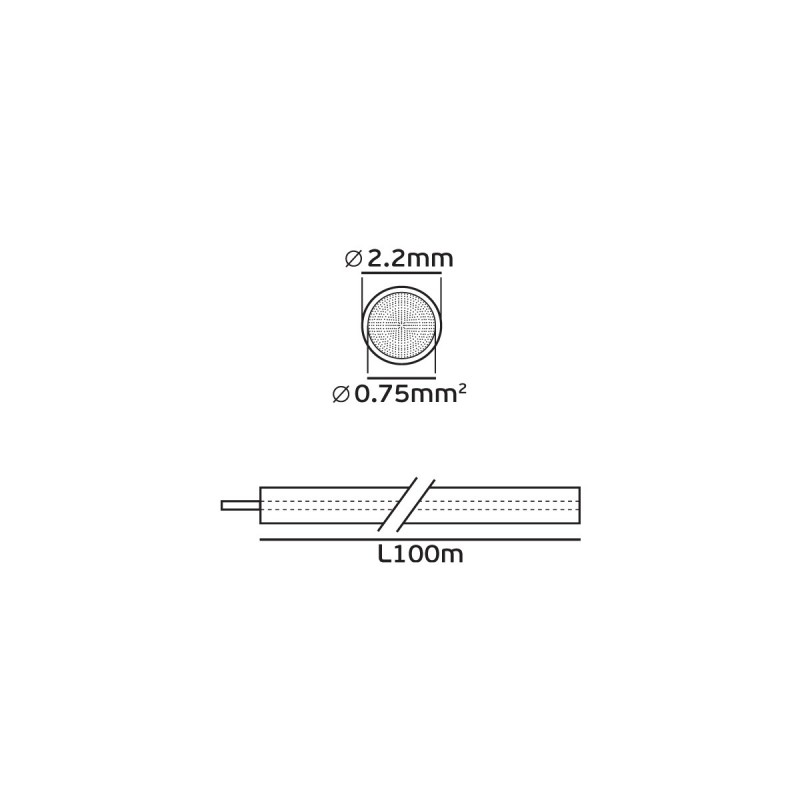 КАБЕЛ ГЪВКАВ H05V-K 2X1.5MM² КАБЕЛ ГЪВКАВ H05V-K 2X1.5MM²