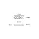 LED ПАНЕЛ VK/10001/R 20081-108626 10W