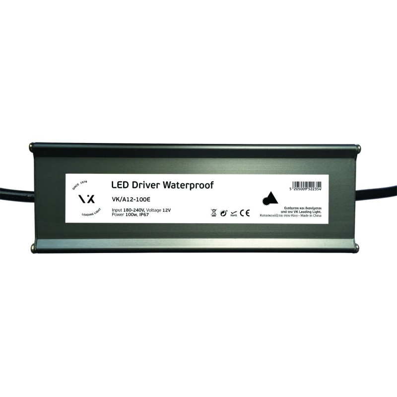 ЗАХРАНВАНЕ ЗА LED ЛЕНТИ VK/Α12-100Ε ЗАХРАНВАНЕ ЗА LED ЛЕНТИ VK/Α12-100Ε